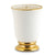 HOLIDAYS DERUTA ORO: Deluxe Precious Bell Cup Candle with Pure Gold Rim - Artistica.com