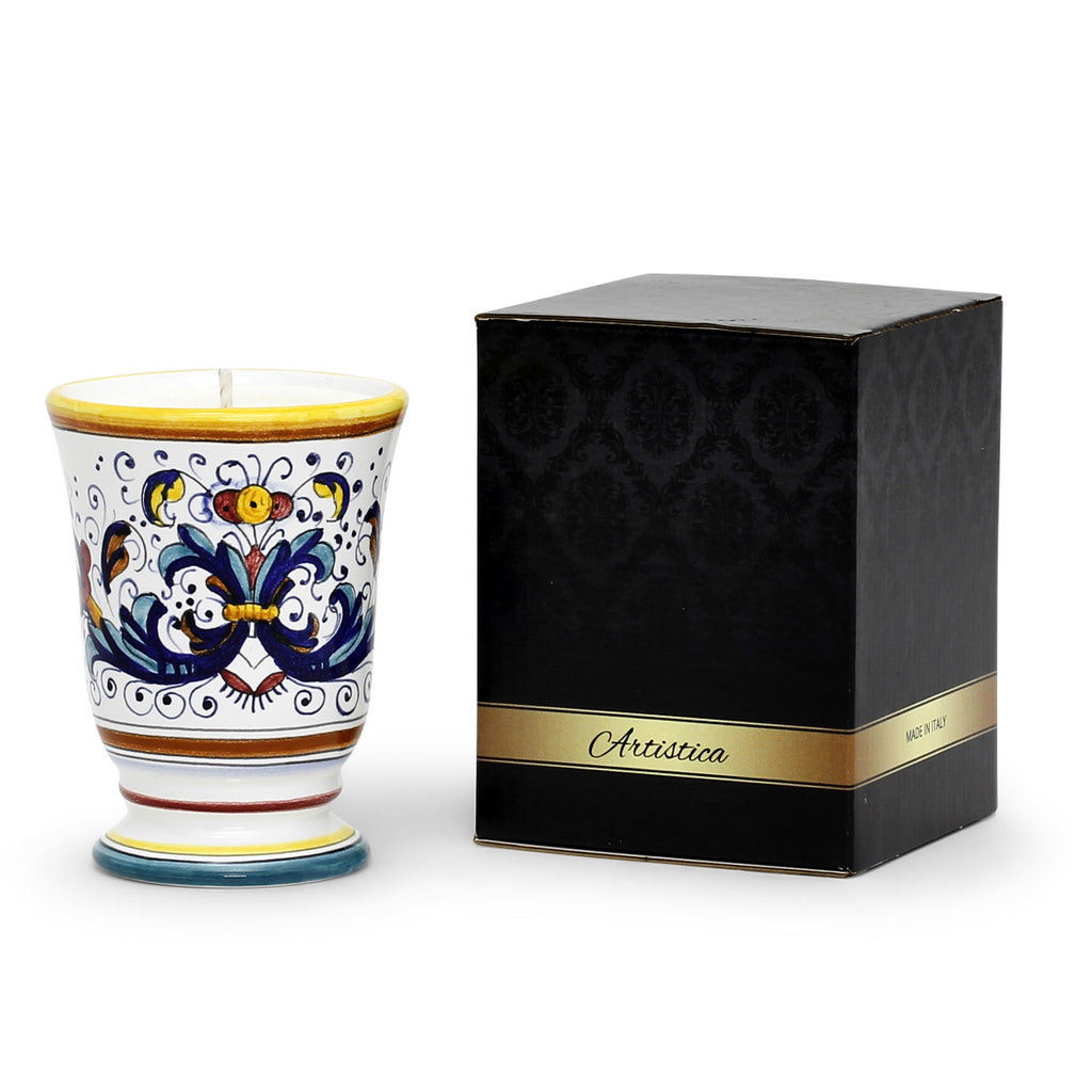 HOLIDAYS DERUTA CANDLES: Bell Cup Candle ~ Ricco Deruta Design - Artistica.com