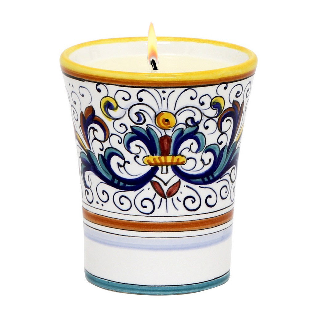DERUTA CANDLES: Deluxe Precious Flared Candle RICCO DERUTA DELUXE Design - Artistica.com