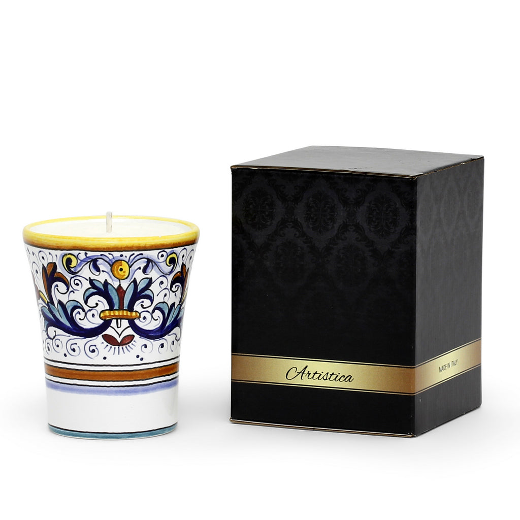 DERUTA CANDLES: Deluxe Precious Flared Candle RICCO DERUTA DELUXE Design - Artistica.com