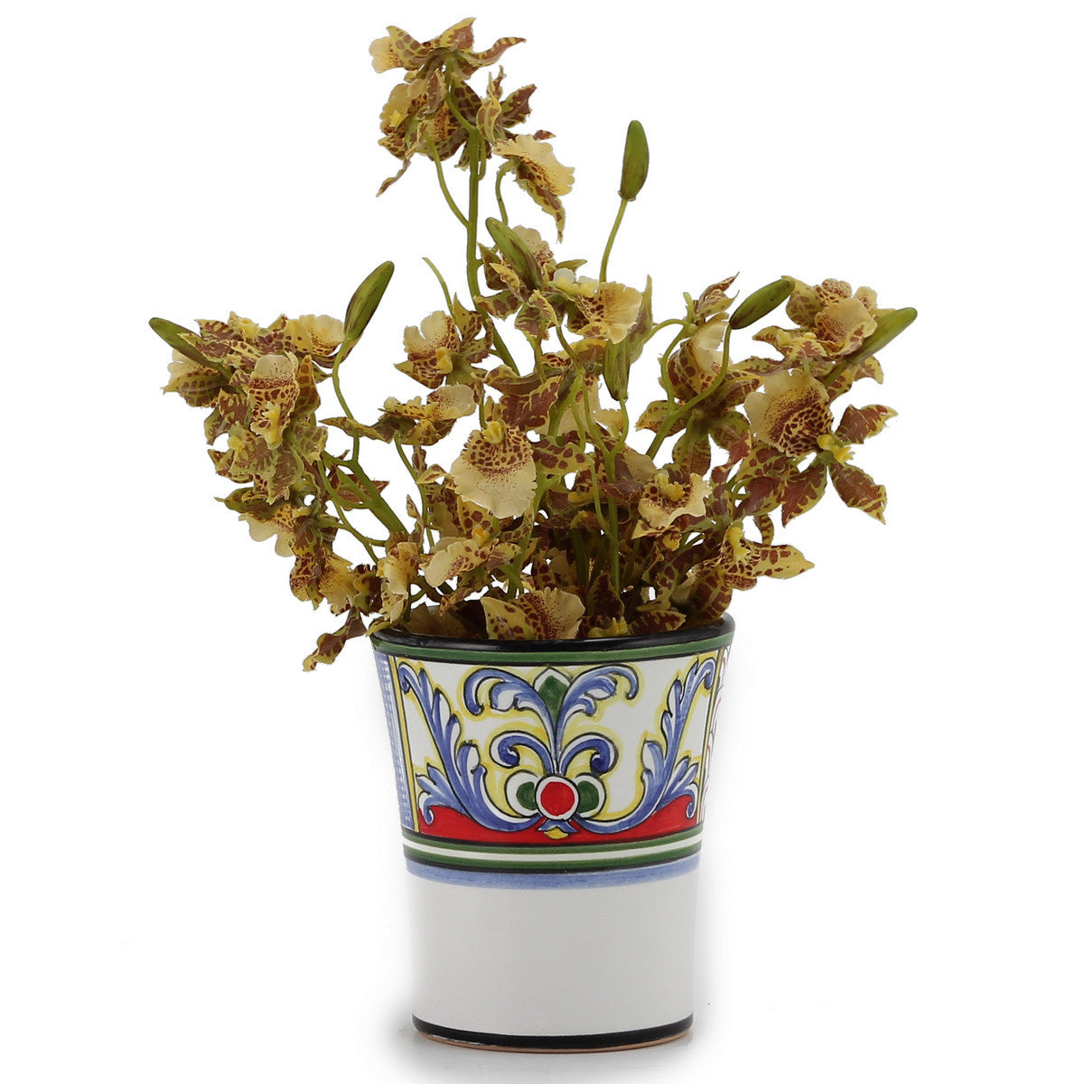 DERUTA CANDLES: Contempo Cup Candle ~ Deruta Yasmine Design - Artistica.com