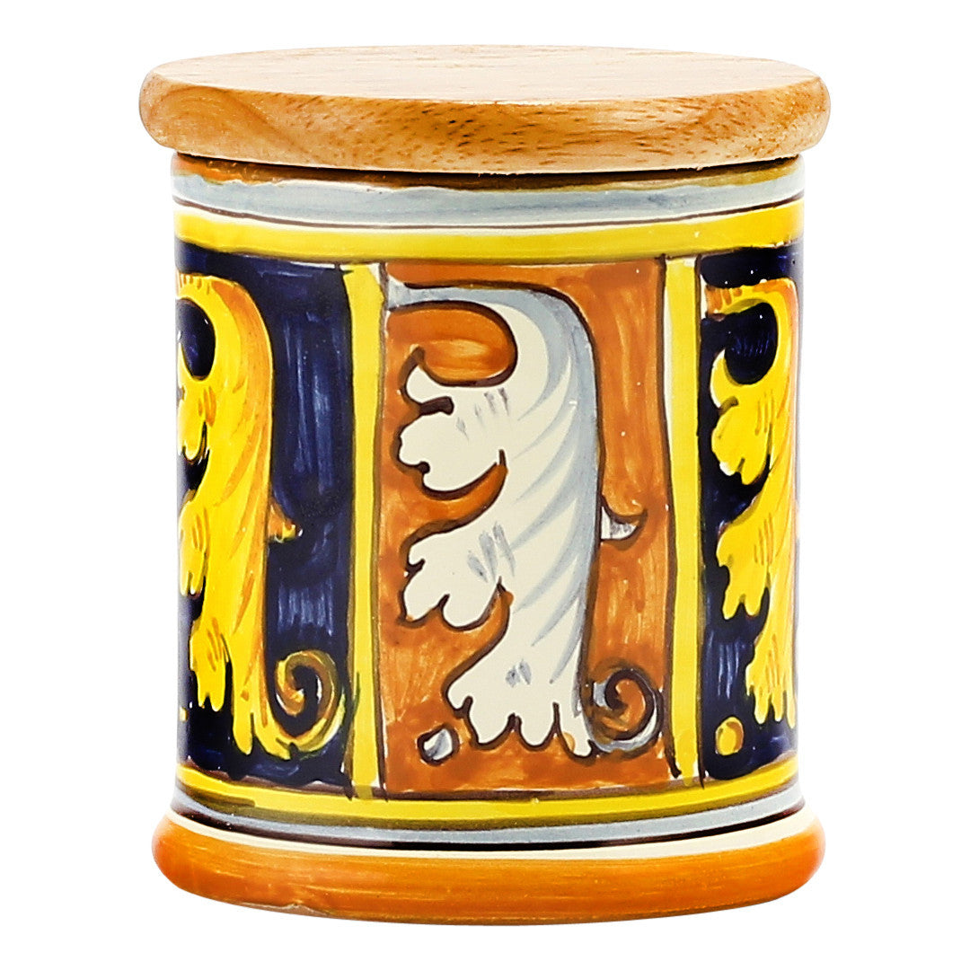 DERUTA CANDLES: Jar Cup Candle with lid ~ Campiture Toscana Design - Artistica.com
