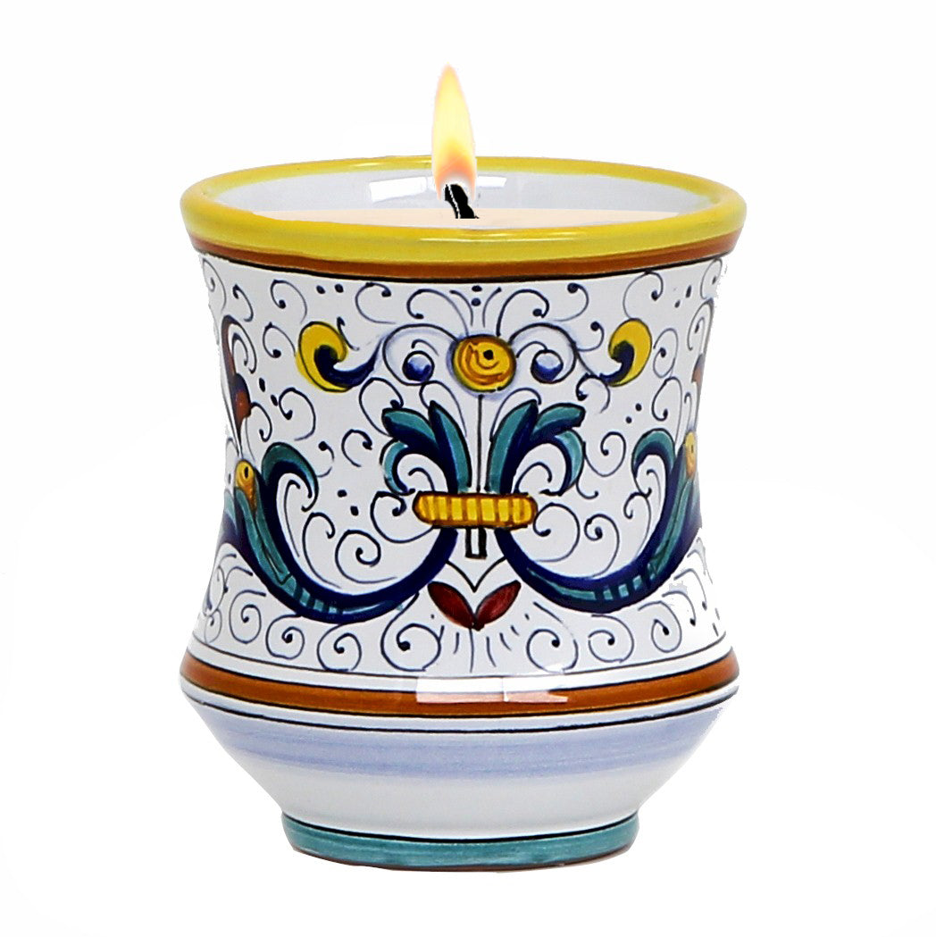 DERUTA CANDLES: Deluxe Precious Concave Candle RICCO DERUTA DELUXE Design - Artistica.com