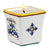 DERUTA CANDLES: Square Flared Candle Ricco Deruta Design - Artistica.com