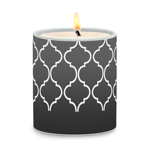 SUBLIMART: Geometric - Porcelain Soy Wax Candle (Design #GEO33)