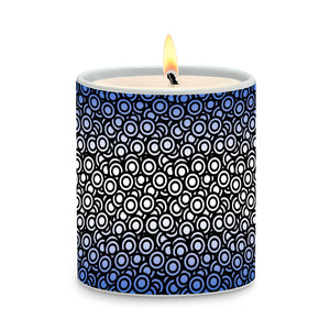 SUBLIMART: Geometric - Porcelain Soy Wax Candle (Design #GEO40)