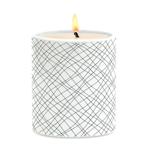 SUBLIMART: Line Art - Porcelain Soy Wax Candle (Design #LIN15)