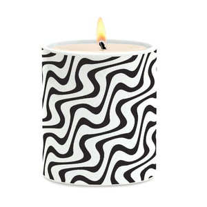 SUBLIMART: Line Art - Porcelain Soy Wax Candle (Design #LIN17)