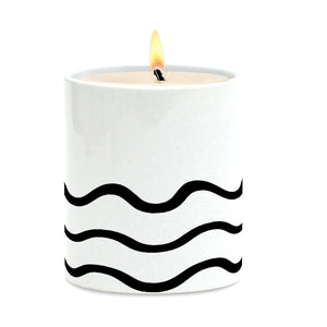 SUBLIMART: Line Art - Porcelain Soy Wax Candle (Design #LIN18)