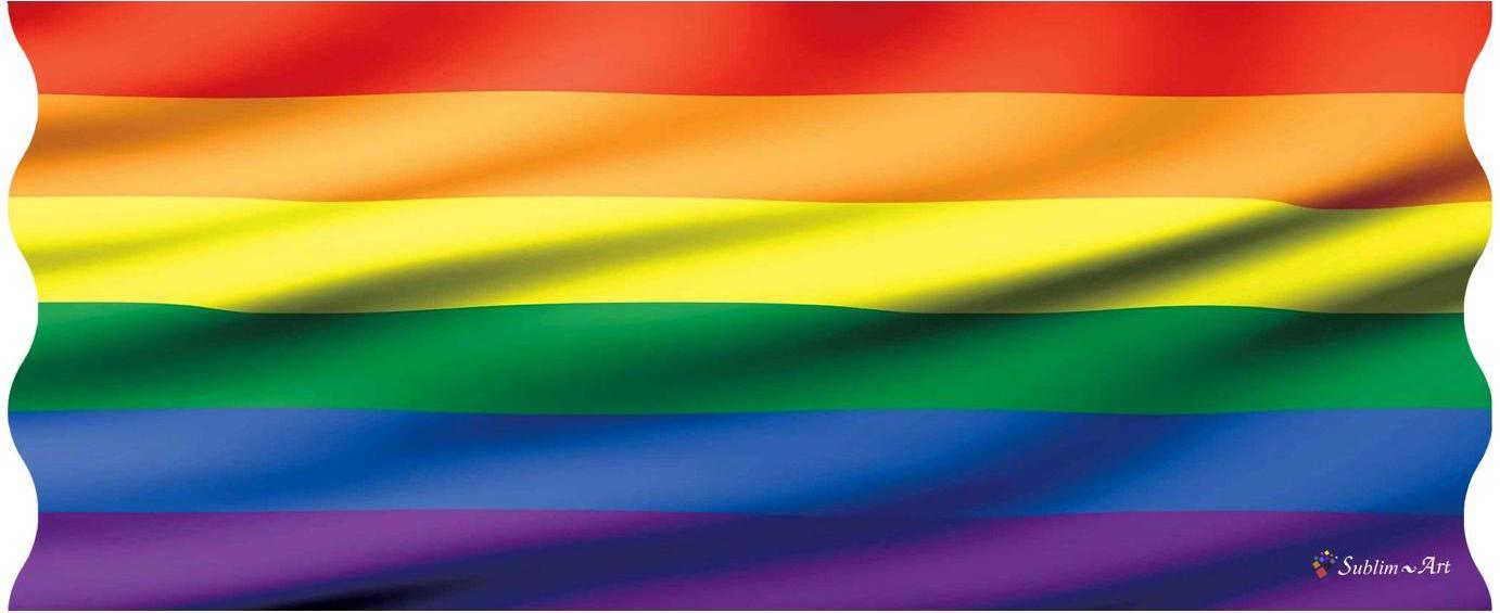SUBLIMART: Love - Pride Flag LGBTQ+ Soy Wax Candle (Design #OTH01)