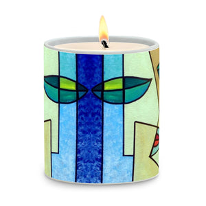 SUBLIMART: Modernism - Porcelain Soy Wax Candle (Design #PIC06)