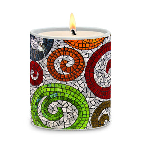 SUBLIMART: Tiles - Porcelain Soy Wax Candle (Design #TIL09)