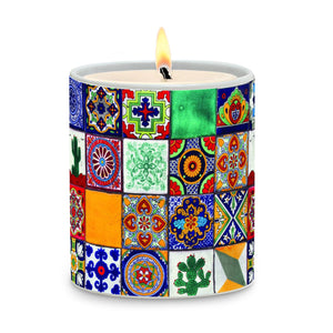 SUBLIMART: Tiles - Porcelain Soy Wax Candle (Design #TIL10)