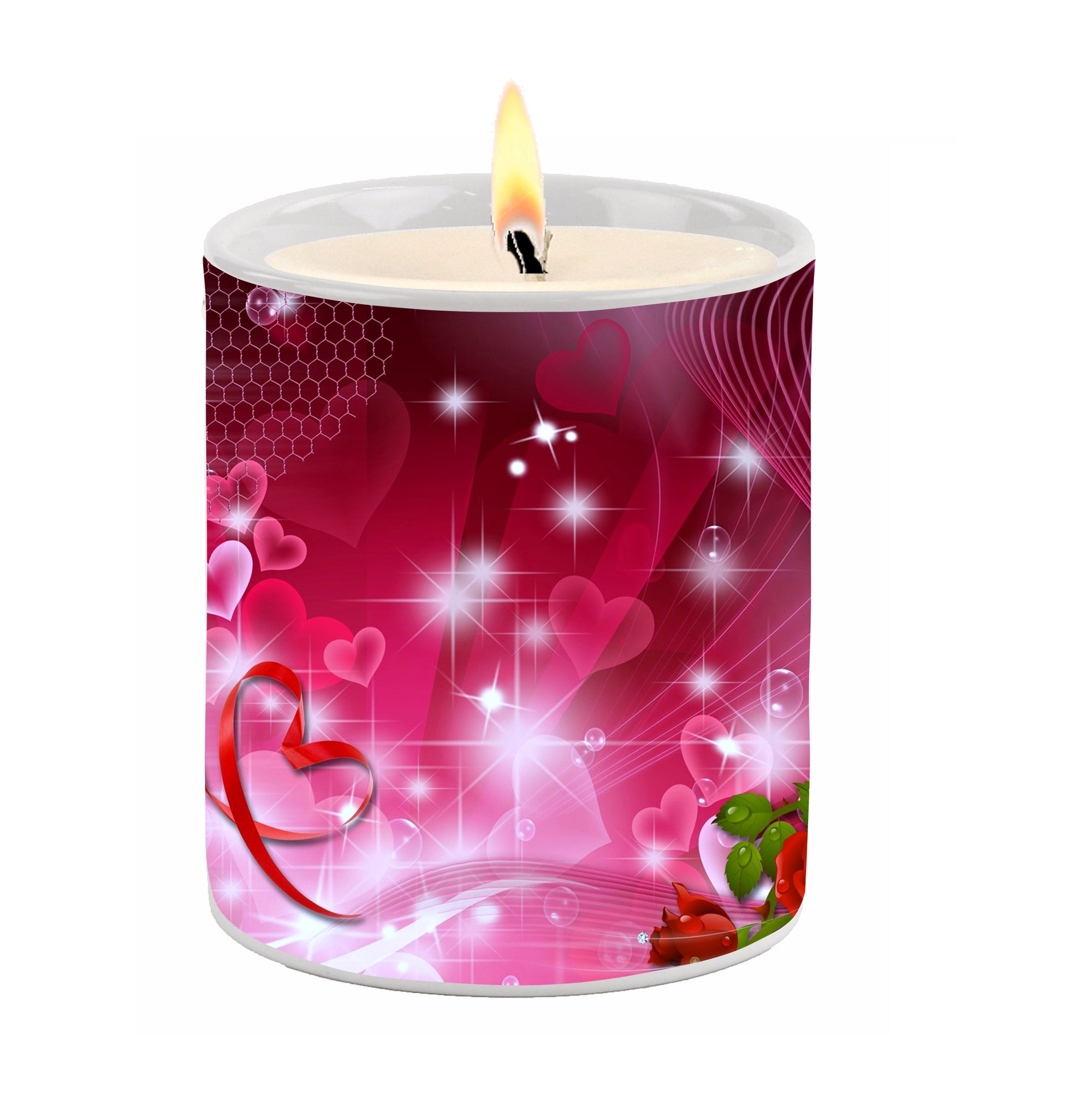 SUBLIMART: Love - Soy Wax Candle (Design #VAL01) - Artistica.com