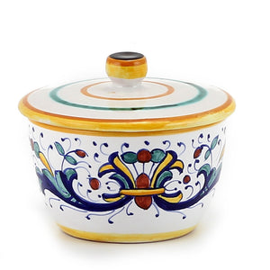 DERUTA CANDLES: Jar Candle with lid ~ Ricco Deruta Design - Artistica.com