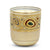 CRYSTAL CANDLES: Regalia Design candle with 14 Carats Gold finish Cream glass  ~ (10 Oz) - Artistica.com