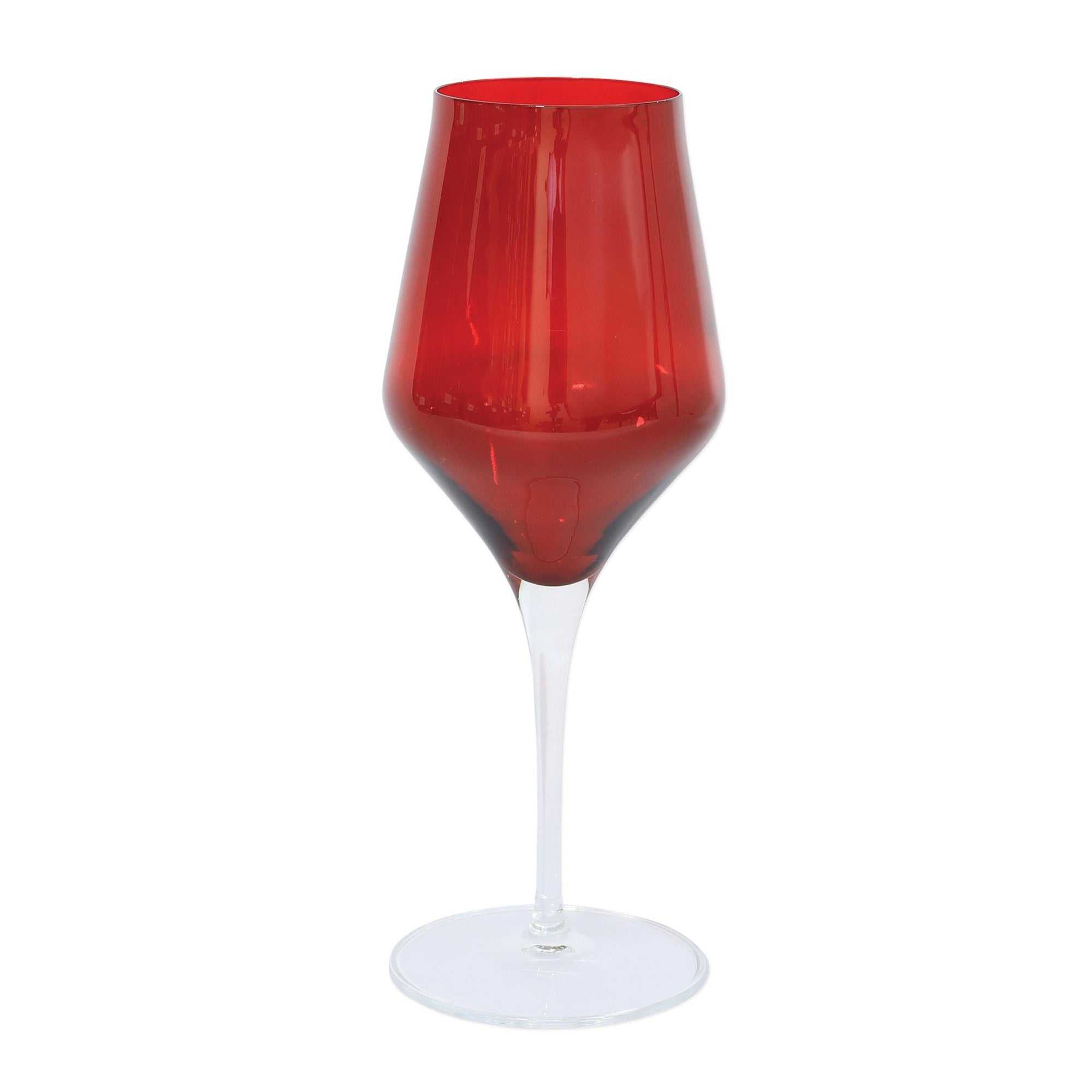 VIETRI: Contessa Red Water Glass - Artistica.com