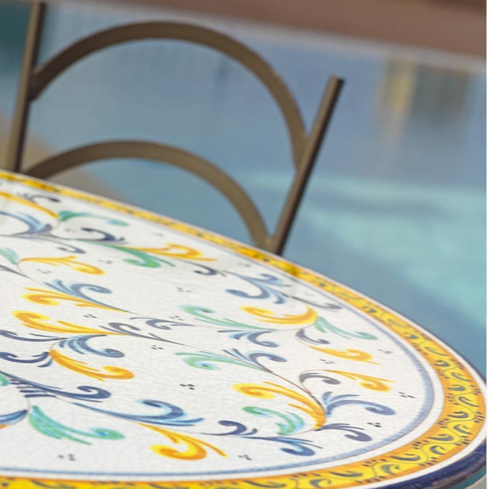 WROUGHT IRON CHAIR: Diana Design in Deruta, Italy. - Artistica.com