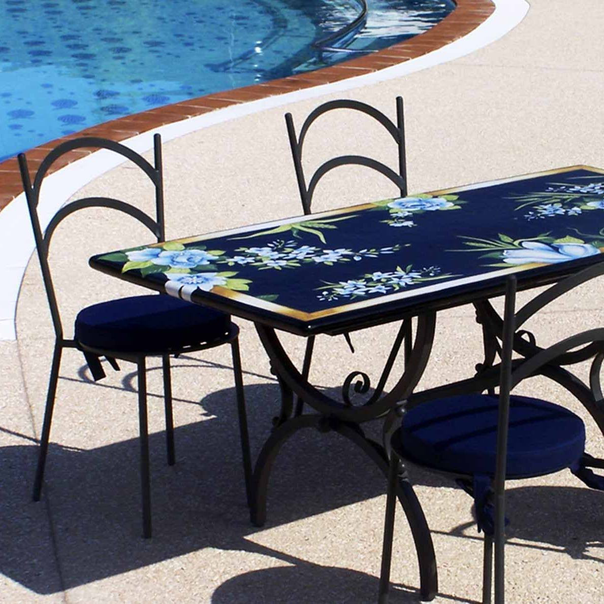 WROUGHT IRON CHAIR: Diana Design in Deruta, Italy. - Artistica.com