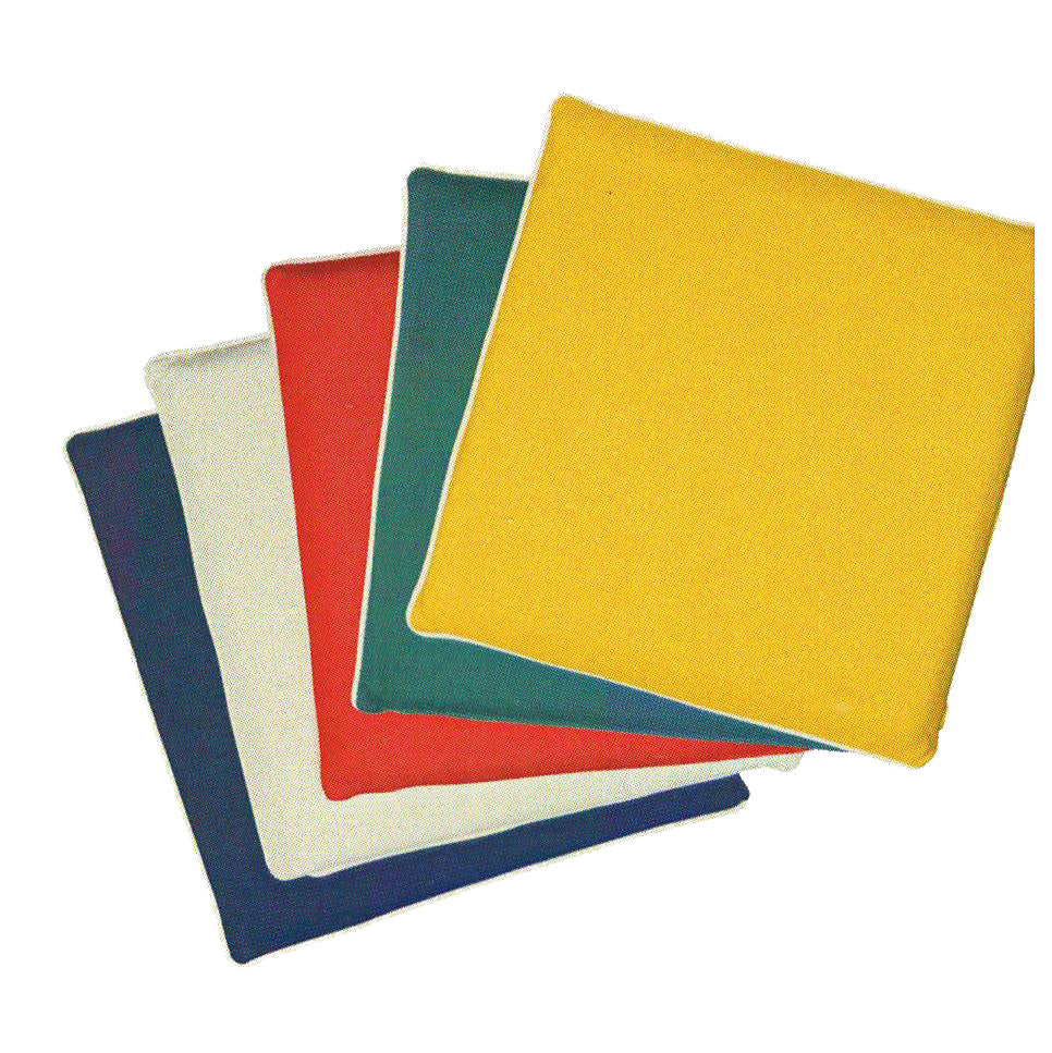 CUSHION BACK PAD: 100% Cotton Deluxe Chair Back Pad - For AURORA Chair in Deruta, Italy. - Artistica.com