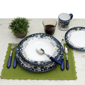 DERUTA COLORI: Salad Plate - BLUE ANTICO - Artistica.com