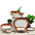 DERUTA COLORI: Pasta/Soup Rim Plate - CORAL RED - Artistica.com