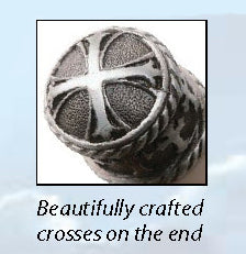 ART-PEN: Handcrafted Luxury Twist Pen - Faith Hope Love - Antique Pewter with Marble Acrylic Spicy Mustard Composite body - Artistica.com