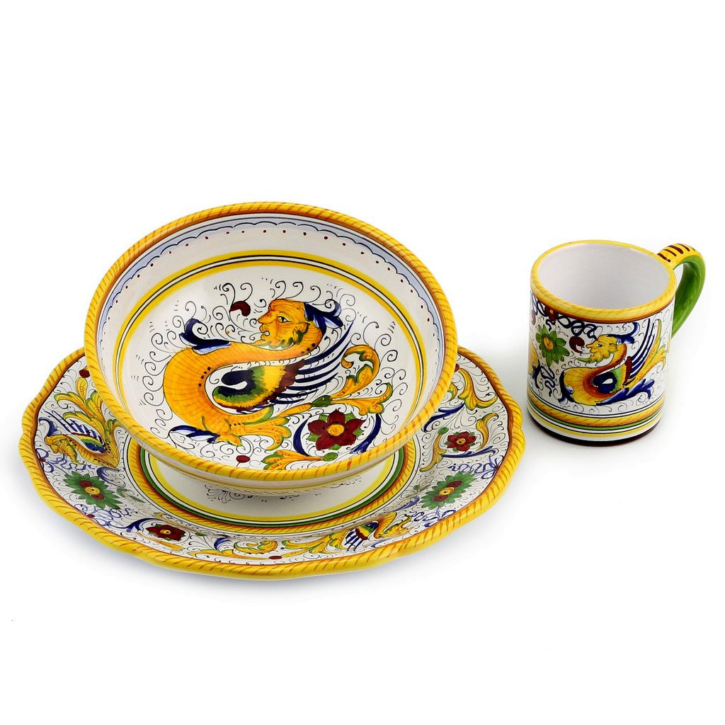 RAFFAELLESCO DELUXE: Pre Pack Dinner + Coupe Bowl + Mug - Artistica.com