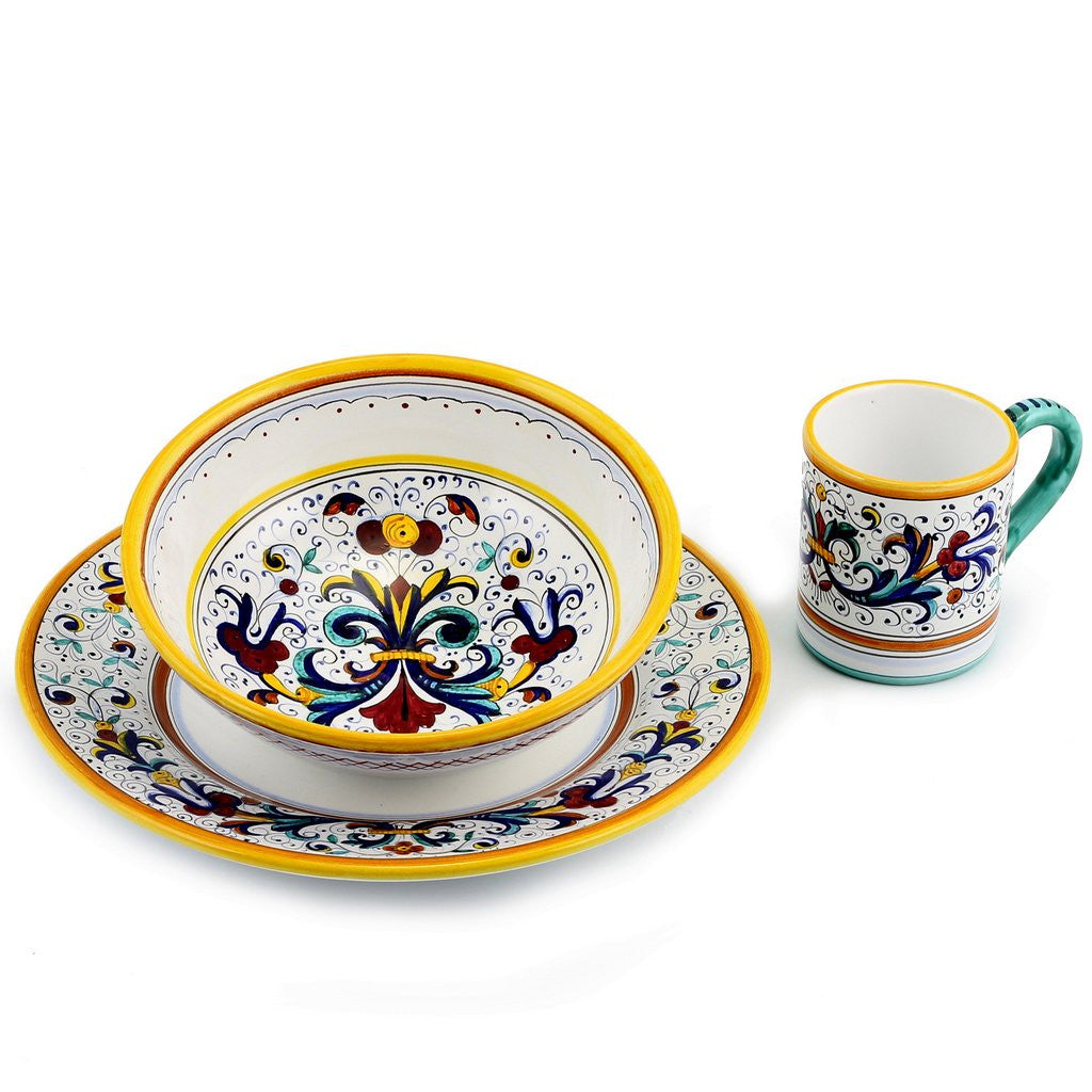 RICCO DERUTA DELUXE: Pre Pack Dinner + Coupe Bowl + Mug - Artistica.com