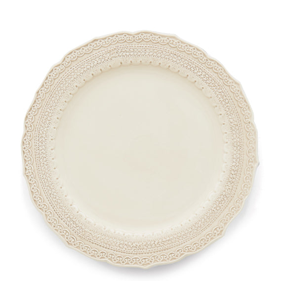 ARTE ITALICA: Finezza Cream Dinner Plate - Artistica.com