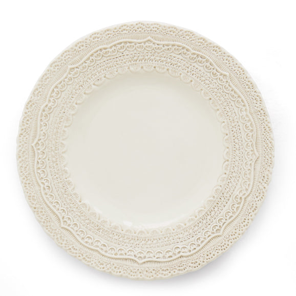 ARTE ITALICA: Finezza Cream Salad/Dessert Plate - Artistica.com