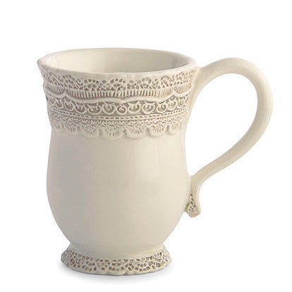 ARTE ITALICA: Finezza Cream Mug - Artistica.com