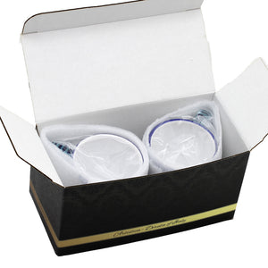 GIFT BOX: With two Deruta Mugs - CHRISTMAS Design - Artistica.com