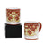 GIFT BOX: With two Deruta Mugs - DERUTA COLORI Coral Red Design - Artistica.com