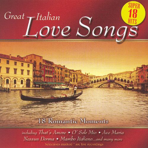 GOODIES: Music CD 'Great Italian Love Songs' - Artistica.com
