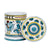 ORVIETO GREEN ROOSTER: Caffe' (Coffee) Container Canister - Artistica.com