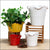 SCAVO Giardini Garden: Medium Planter Vase with fluted rim TUSCAN YELLOW - Artistica.com