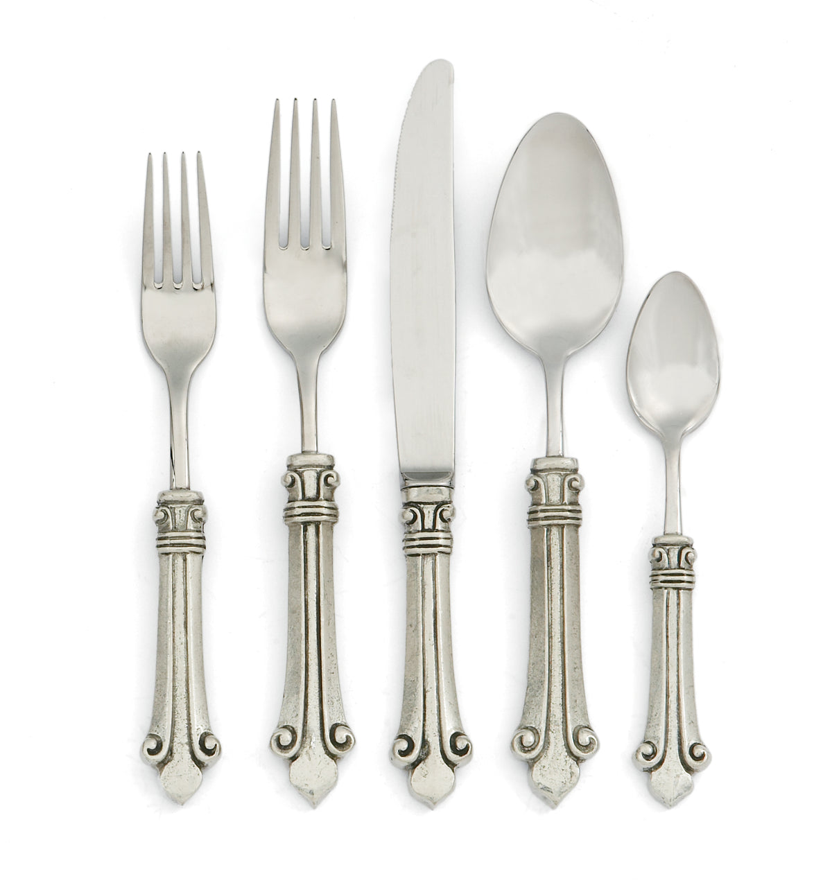 ARTE ITALICA: GIGLIO Flatware Five Piece Place Setting - Artistica.com