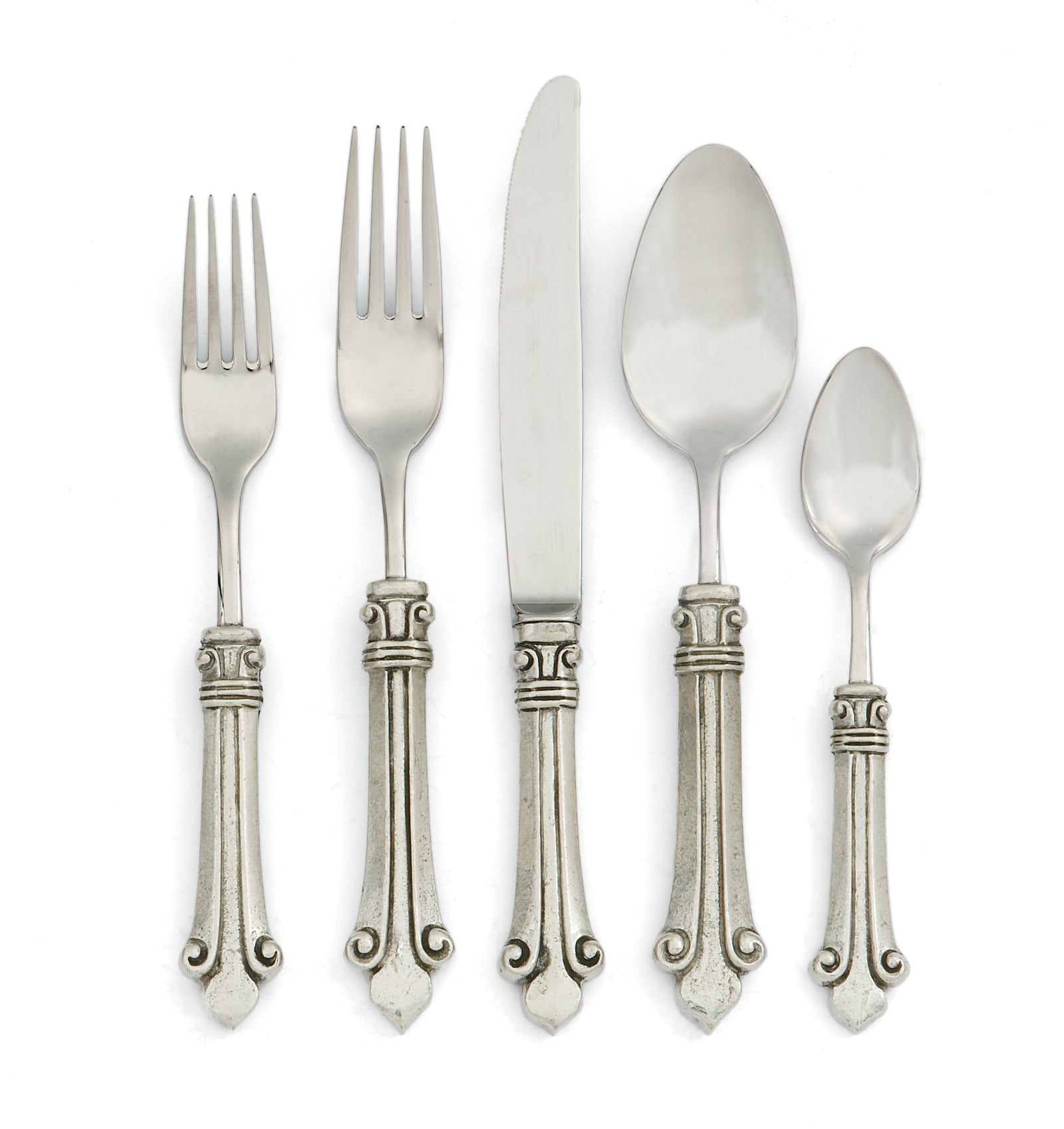 ARTE ITALICA: GIGLIO Flatware Five Piece Place Setting - Artistica.com