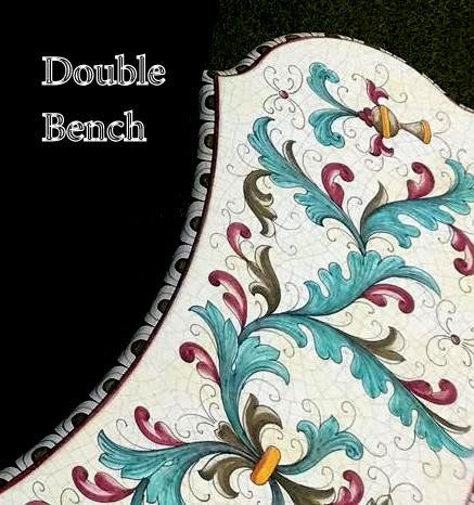 LAZY SUSAN: Ceramic-Stone Rotating Lazy Susan 24" Diam. - Artistica.com