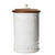 JULISKA: Berry & Thread Whitewash 11.5" Canister with Wooden Lid - Artistica.com
