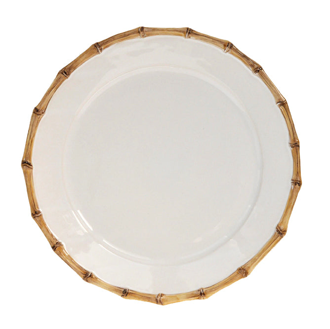 JULISKA: Classic Bamboo Natural Charger Plate - Artistica.com