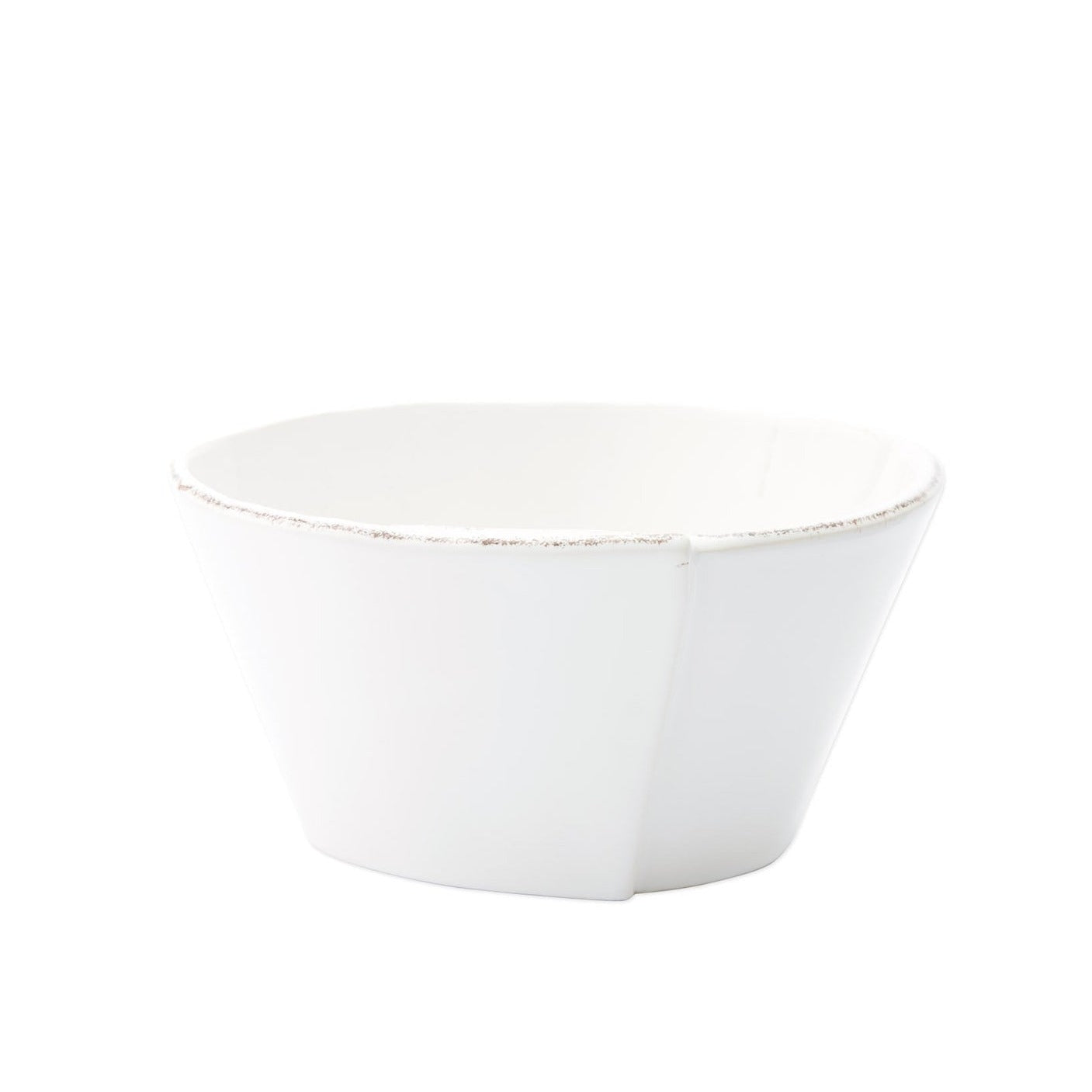 VIETRI: Lastra White Stacking Cereal Bowl - Artistica.com