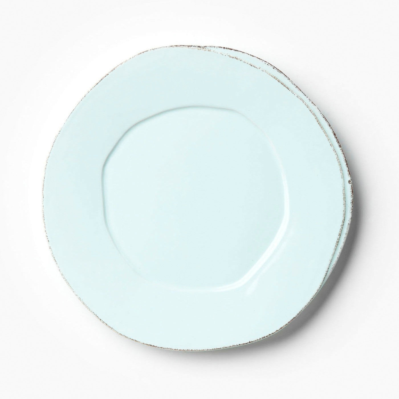 VIETRI: Lastra Aqua European Dinner Plate - Artistica.com