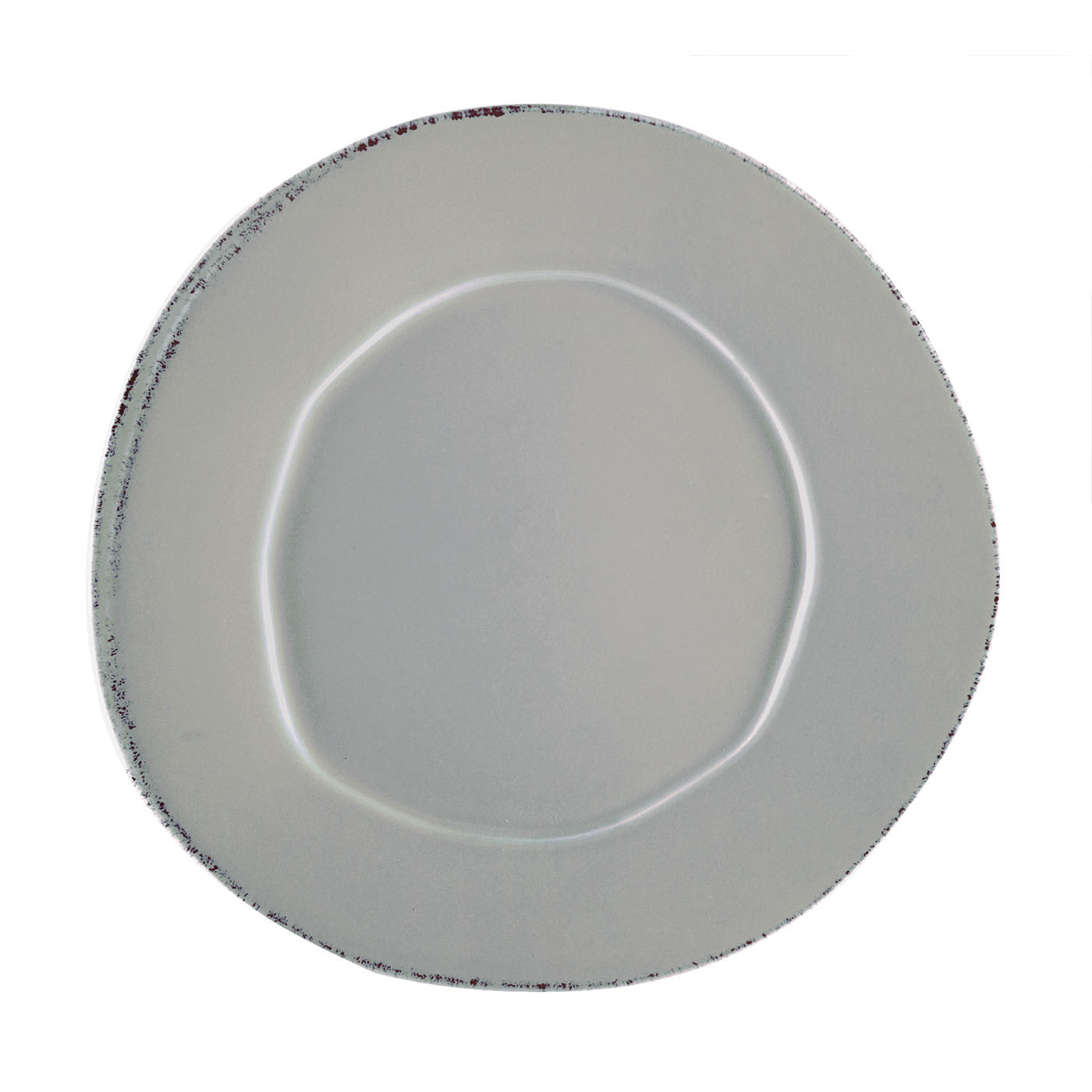 VIETRI: Lastra Gray European Dinner Plate - Artistica.com