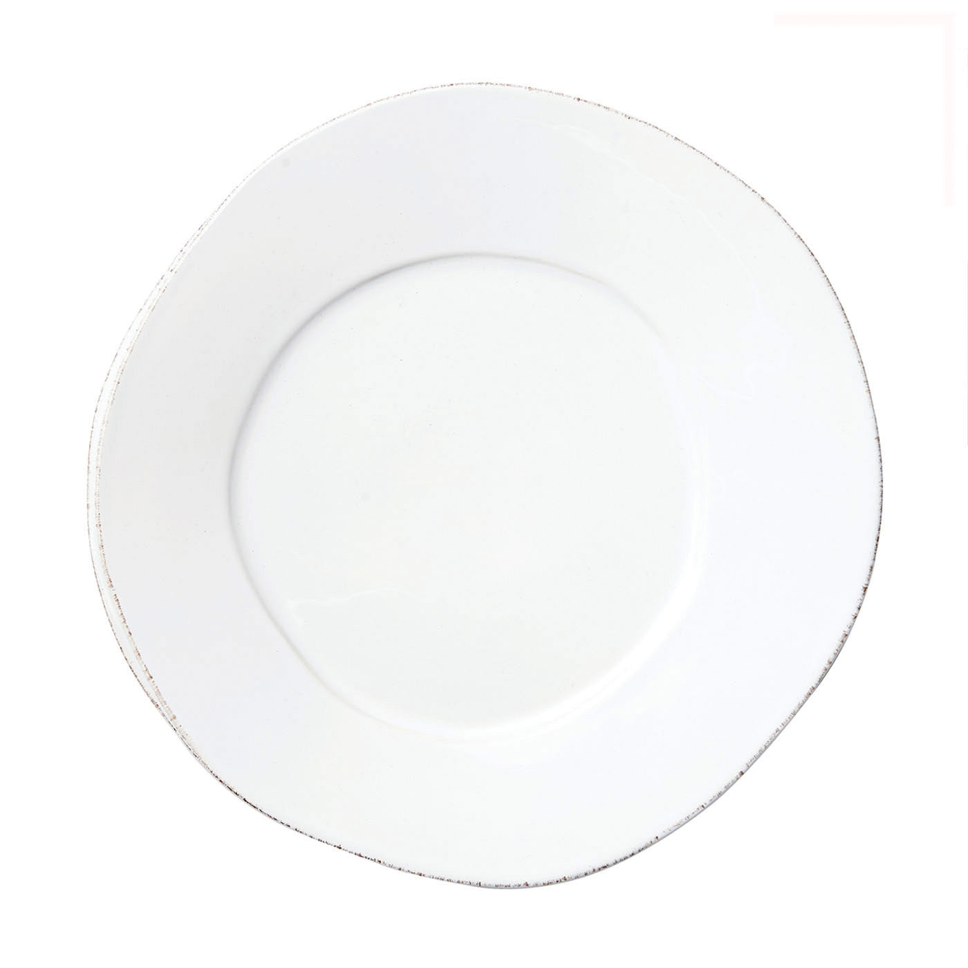 VIETRI: Lastra White European Dinner Plate - Artistica.com