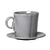 VIETRI: Lastra Gray Espresso Cup and Saucer - Artistica.com