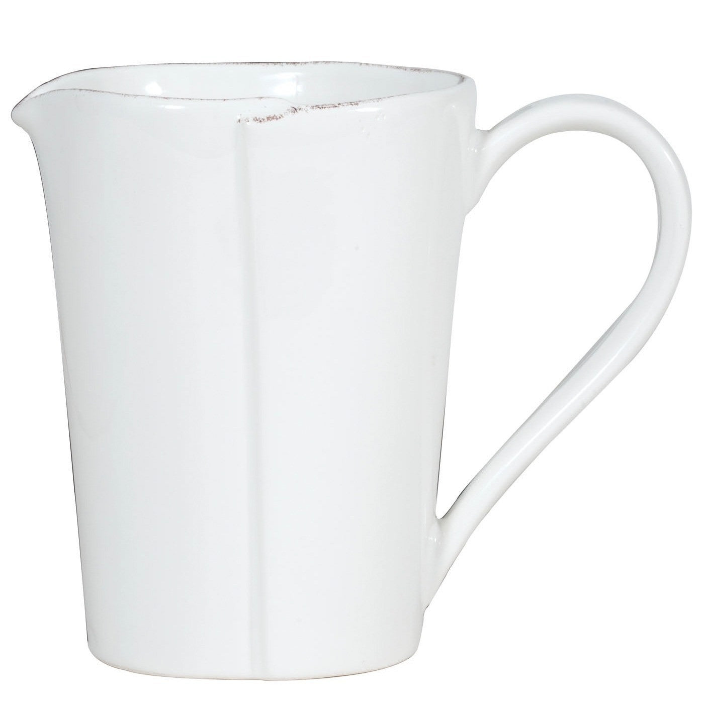 VIETRI: Lastra White Pitcher - Artistica.com