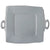 VIETRI: Lastra Gray Handled Square Platter - Artistica.com