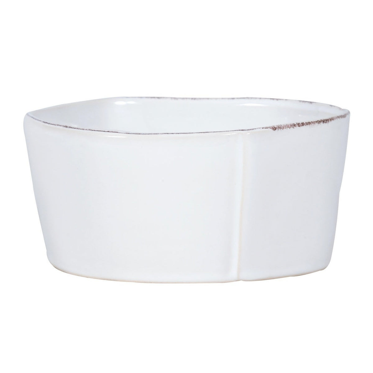 VIETRI: Lastra White Medium Serving Bowl - Artistica.com